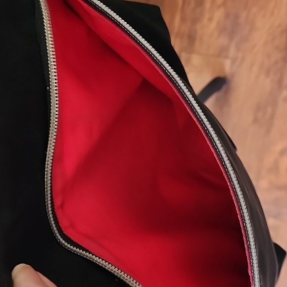 Dooney & Bourke Black Bag with Brown Logo - Picture 7 of 9